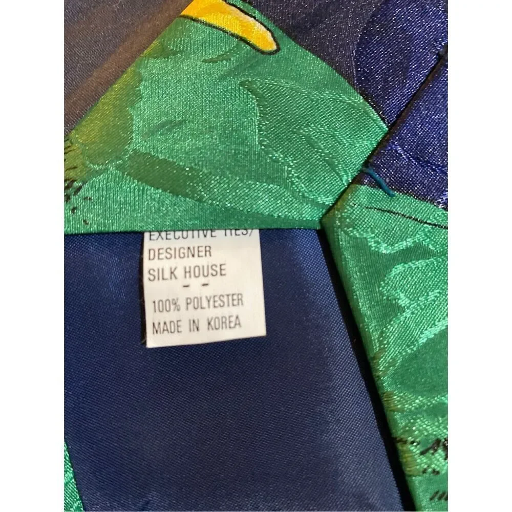 A. Rogers, golf novelty, theme 100 % silk funny Tie 57